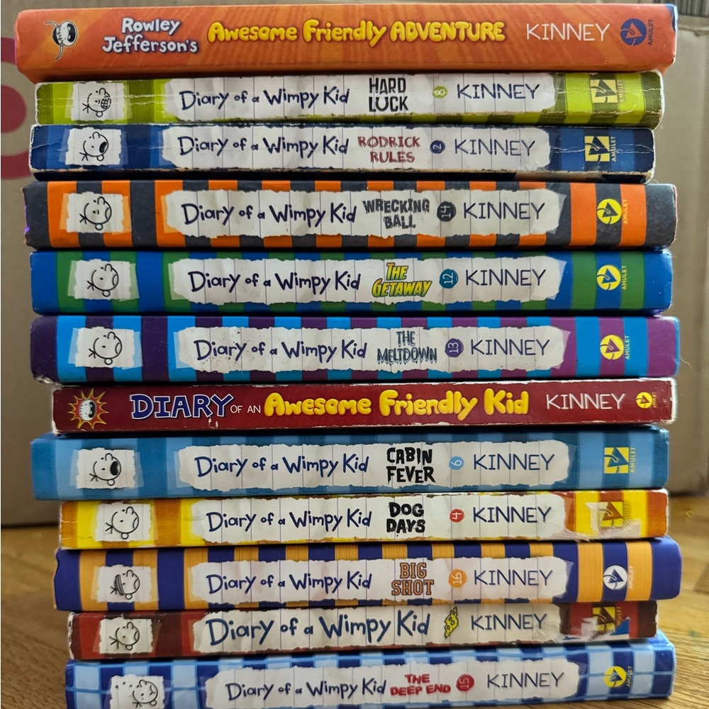 Diary of the Whimpy Kid books
